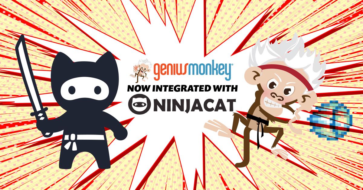Genius Monkey Now Integrated with NinjaCat