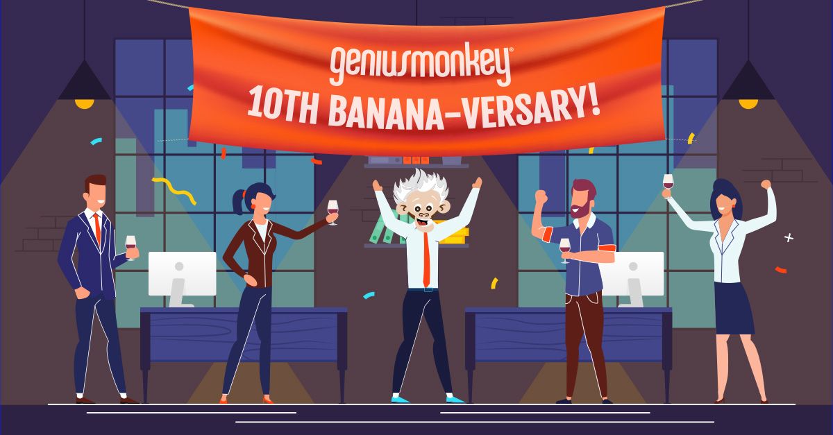 Genius Monkey Tenth Banana-versary